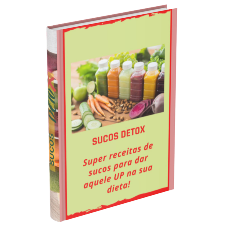 As receitas dos SUCOS DETOX mais eficientes estão no E-book SUCOS DETOX!
