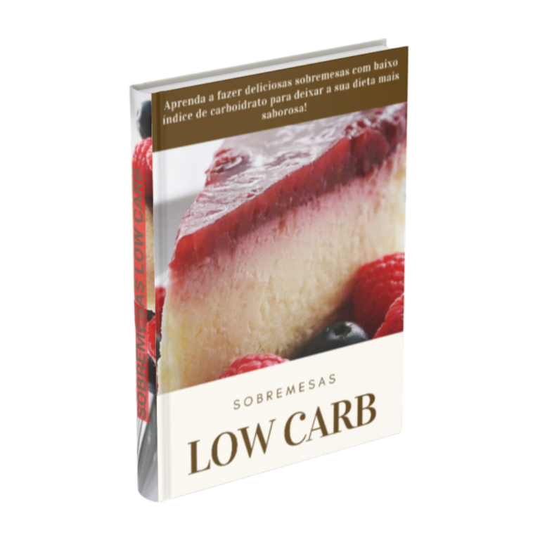 Sobremesas LOW CARB. Diversas receitas de sobremesas saborosas para comer sem culpa!