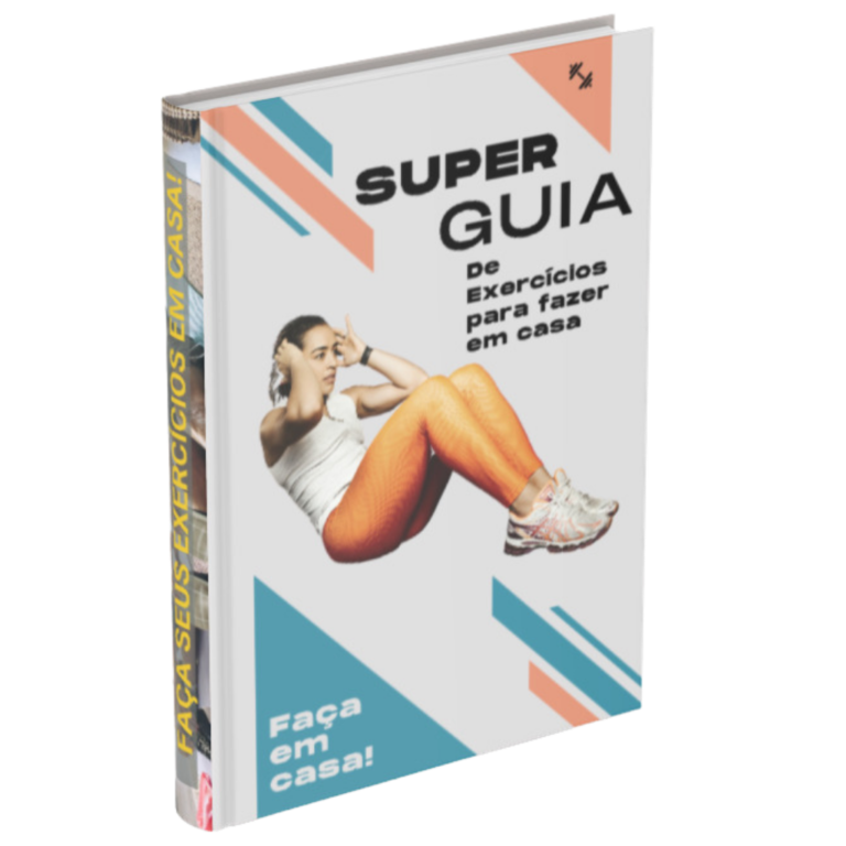 Sem tempo ou dinheiro para ir na academia? Você pode se exercitar em casa! O SUPER GUIA DE EXERCÍCIOS FÍSICOS PARA FAZER EM CASA ensina você a queimar calorias sem ter que sair de casa! Aprenda a fazer séries de exercícios poderosos que podem ser feitos na sua sala ou no quarto!